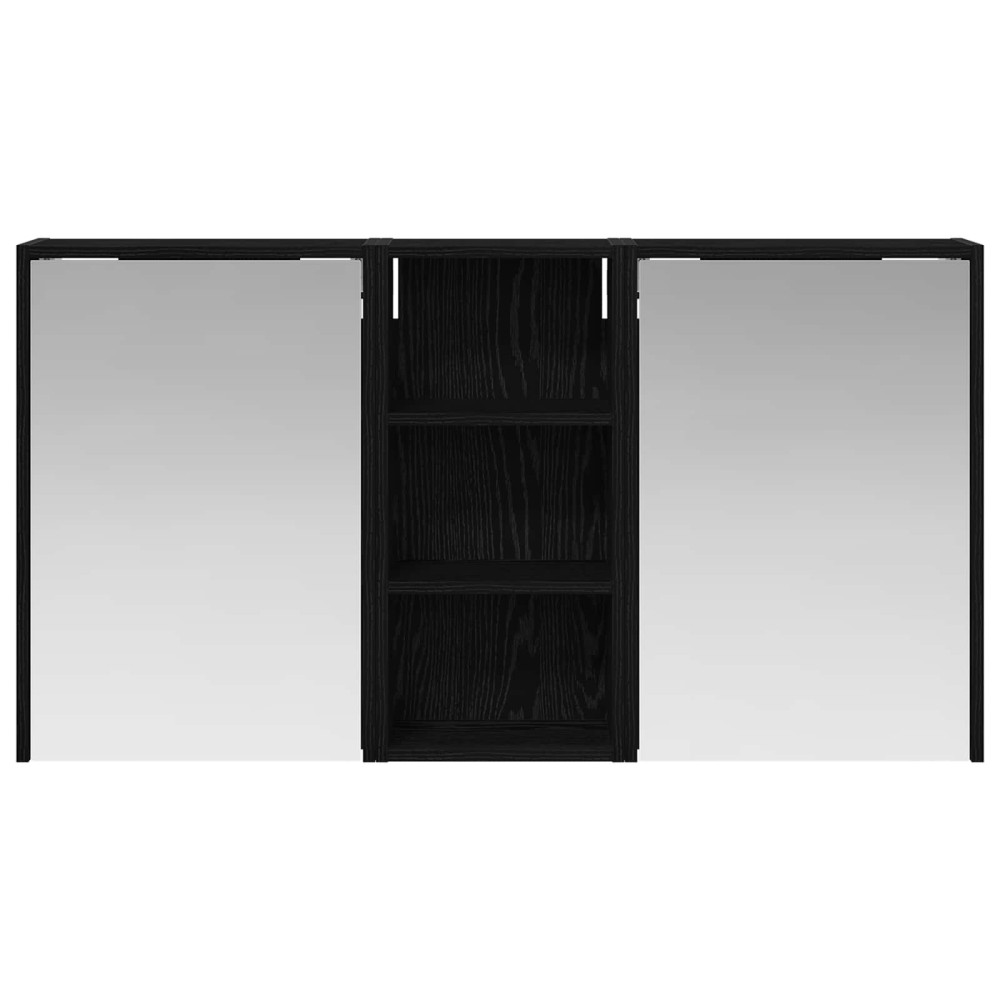 Produktbild för Badrumsskåpsset för 3 pcs 116 x 16 x 62,5 cm Konstruerat trä