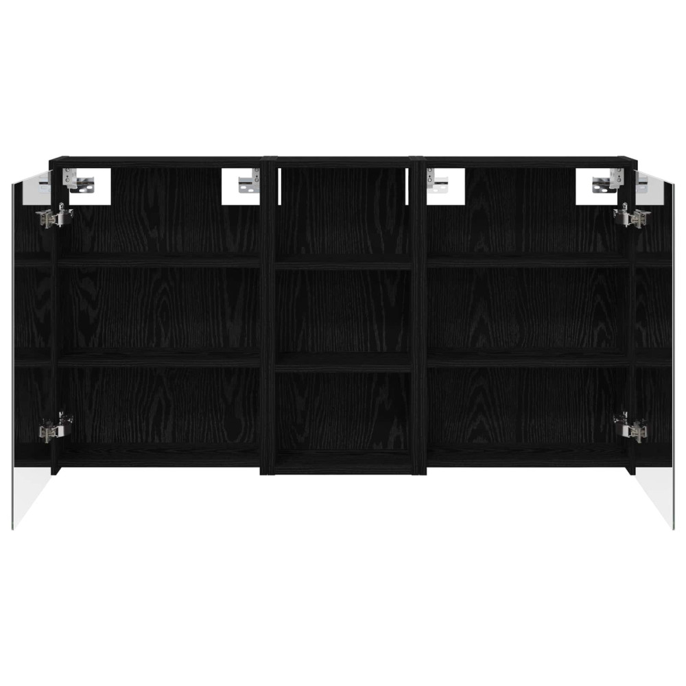 Produktbild för Badrumsskåpsset för 3 pcs 116 x 16 x 62,5 cm Konstruerat trä