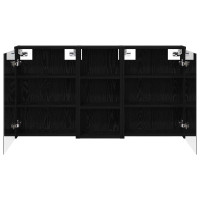 Produktbild för Badrumsskåpsset för 3 pcs 116 x 16 x 62,5 cm Konstruerat trä