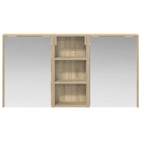 Produktbild för Badrumsskåpsset för 3 pcs 116 x 16 x 62,5 cm Konstruerat trä