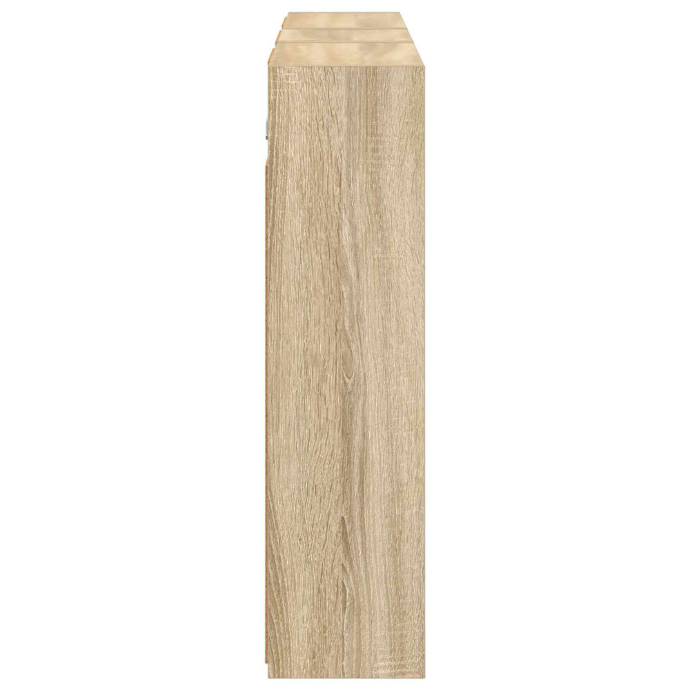 Produktbild för Badrumsskåpsset för 3 pcs 116 x 16 x 62,5 cm Konstruerat trä