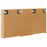 Produktbild för Badrumsskåpsset för 3 pcs 116 x 16 x 62,5 cm Konstruerat trä