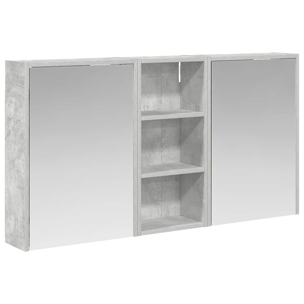 Produktbild för Badrumsskåpsset för 3 pcs 116 x 16 x 62,5 cm Konstruerat trä
