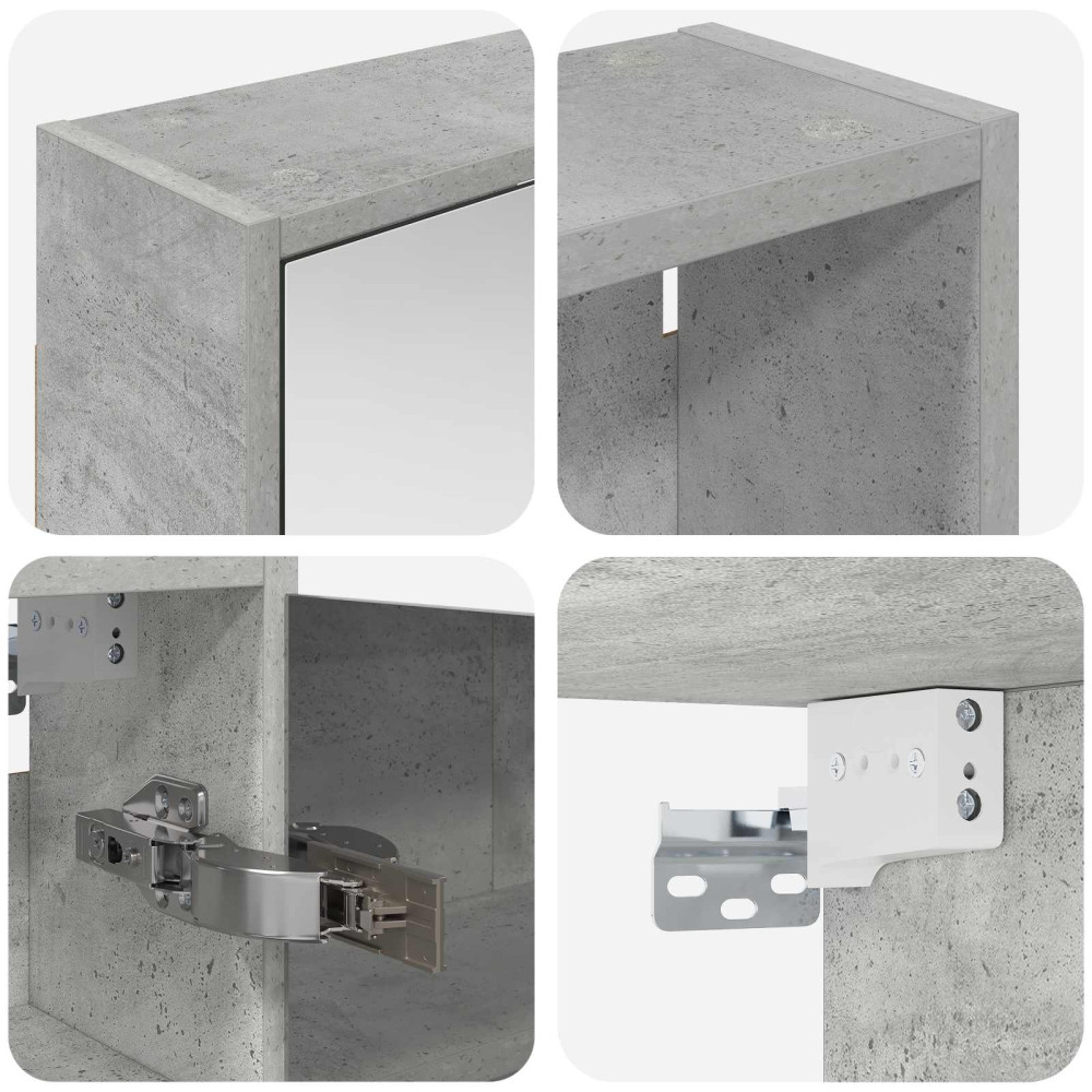 Produktbild för Badrumsskåpsset för 3 pcs 116 x 16 x 62,5 cm Konstruerat trä