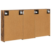 Produktbild för Badrumsskåpsset för 3 pcs 116 x 16 x 62,5 cm Konstruerat trä