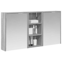 Produktbild för Badrumsskåpsset för 3 pcs 116 x 16 x 62,5 cm Konstruerat trä