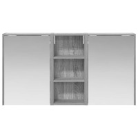 Produktbild för Badrumsskåpsset för 3 pcs 116 x 16 x 62,5 cm Konstruerat trä