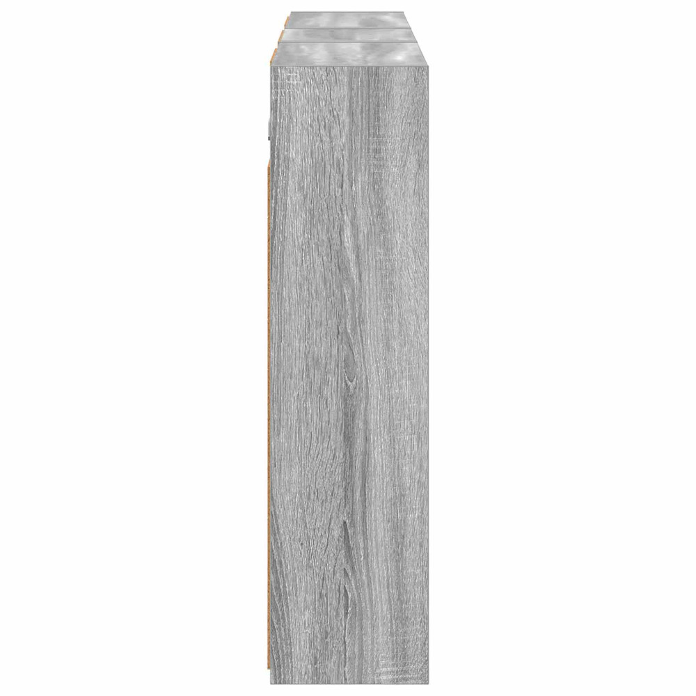 Produktbild för Badrumsskåpsset för 3 pcs 116 x 16 x 62,5 cm Konstruerat trä