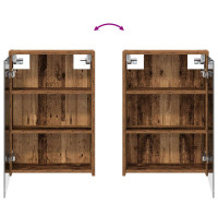 Produktbild för Badrumsskåpsset för 3 pcs 116 x 16 x 62,5 cm Konstruerat trä