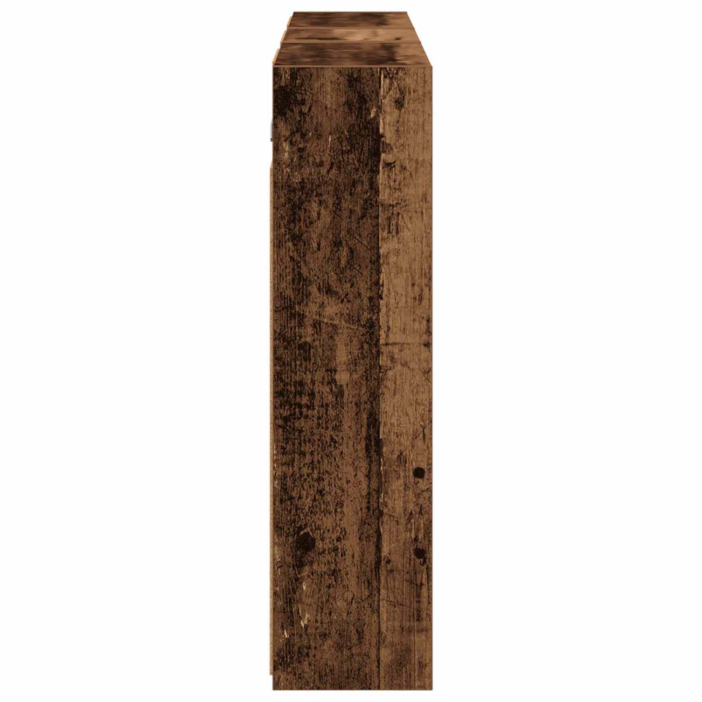 Produktbild för Badrumsskåpsset för 3 pcs 116 x 16 x 62,5 cm Konstruerat trä