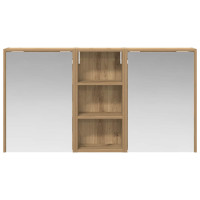 Produktbild för Badrumsskåpsset för 3 pcs 116 x 16 x 62,5 cm Konstruerat trä