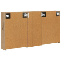 Produktbild för Badrumsskåpsset för 3 pcs 116 x 16 x 62,5 cm Konstruerat trä