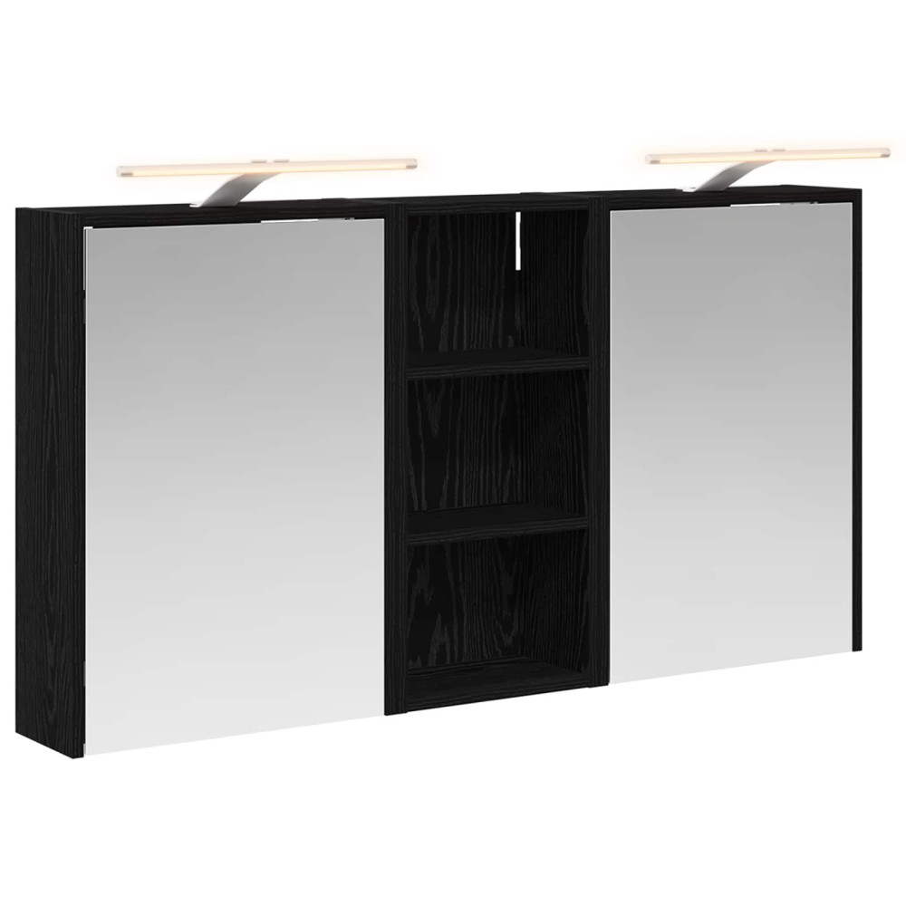 Produktbild för Badrumsskåpsset för 3 pcs 116 x 16 x 62,5 cm Konstruerat trä