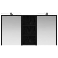 Produktbild för Badrumsskåpsset för 3 pcs 116 x 16 x 62,5 cm Konstruerat trä