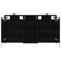 Produktbild för Badrumsskåpsset för 3 pcs 116 x 16 x 62,5 cm Konstruerat trä