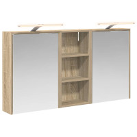 Produktbild för Badrumsskåpsset för 3 pcs 116 x 16 x 62,5 cm Konstruerat trä