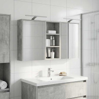 Produktbild för Badrumsskåpsset för 3 pcs 116 x 16 x 62,5 cm Konstruerat trä