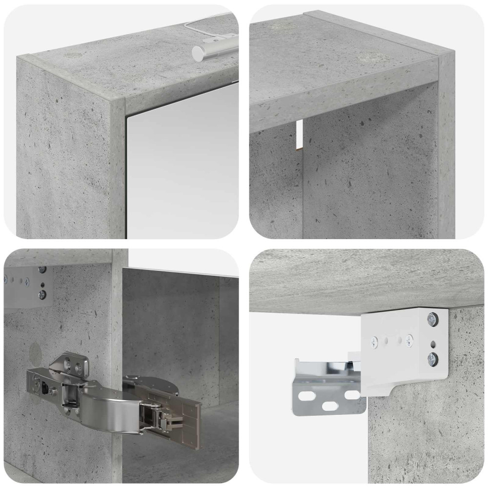 Produktbild för Badrumsskåpsset för 3 pcs 116 x 16 x 62,5 cm Konstruerat trä
