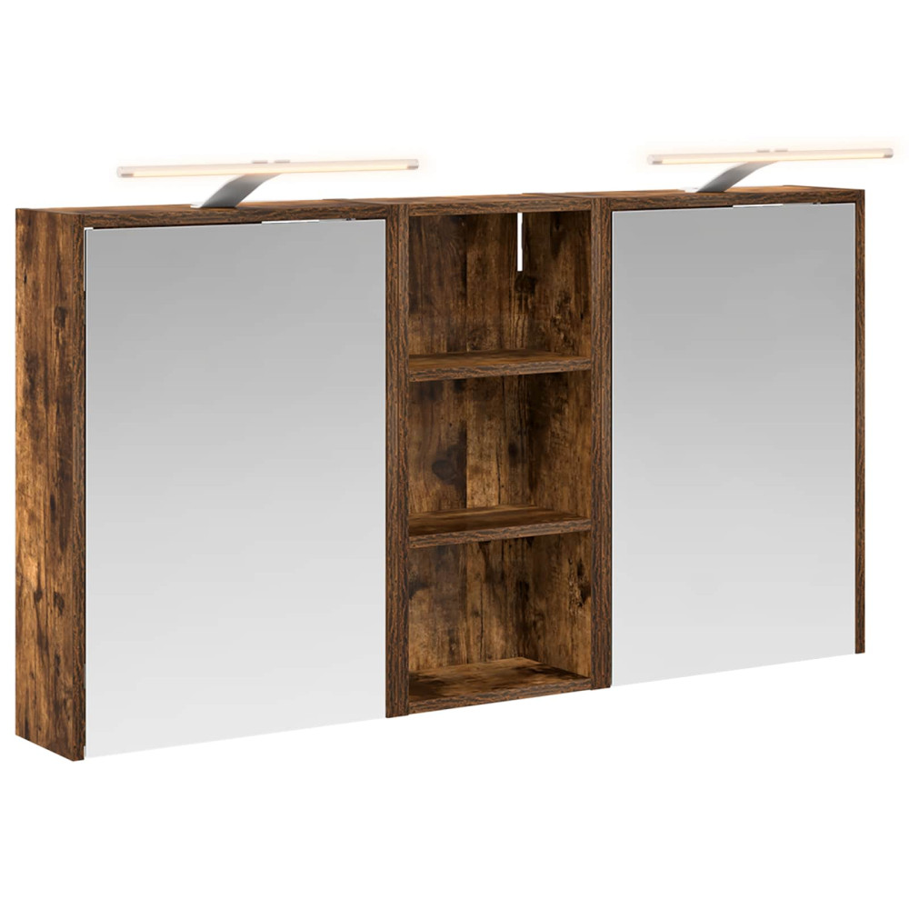 Produktbild för Badrumsskåpsset för 3 pcs 116 x 16 x 62,5 cm Konstruerat trä
