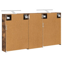 Produktbild för Badrumsskåpsset för 3 pcs 116 x 16 x 62,5 cm Konstruerat trä