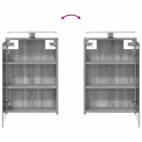 Produktbild för Badrumsskåpsset för 3 pcs 116 x 16 x 62,5 cm Konstruerat trä