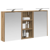 Produktbild för Badrumsskåpsset för 3 pcs 116 x 16 x 62,5 cm Konstruerat trä
