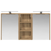 Produktbild för Badrumsskåpsset för 3 pcs 116 x 16 x 62,5 cm Konstruerat trä