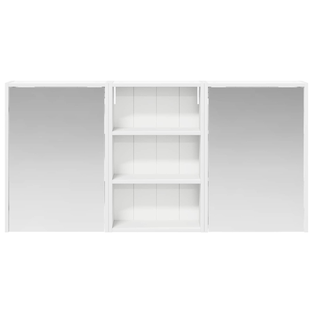 Produktbild för Badrumsskåpsset 3 pcs 126 x 16 x 62.5 cm Konstruerat trä