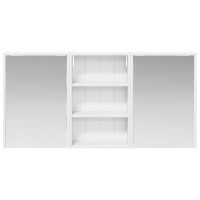 Produktbild för Badrumsskåpsset 3 pcs 126 x 16 x 62.5 cm Konstruerat trä