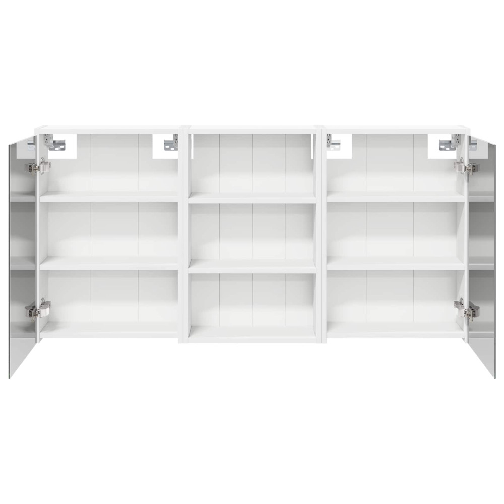 Produktbild för Badrumsskåpsset 3 pcs 126 x 16 x 62.5 cm Konstruerat trä
