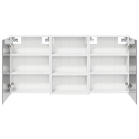 Produktbild för Badrumsskåpsset 3 pcs 126 x 16 x 62.5 cm Konstruerat trä