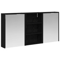 Produktbild för Badrumsskåpsset 3 pcs 126 x 16 x 62.5 cm Konstruerat trä