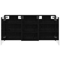 Produktbild för Badrumsskåpsset 3 pcs 126 x 16 x 62.5 cm Konstruerat trä