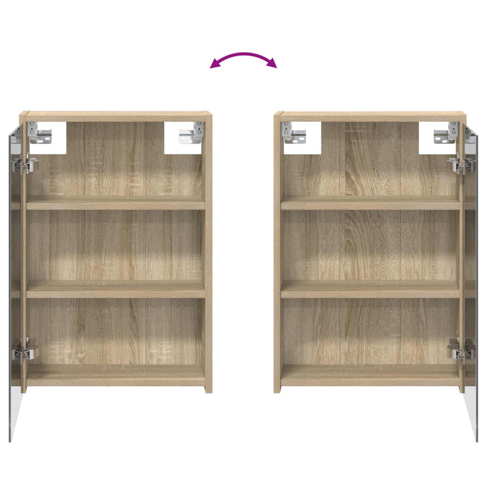 Produktbild för Badrumsskåpsset 3 pcs 126 x 16 x 62.5 cm Konstruerat trä