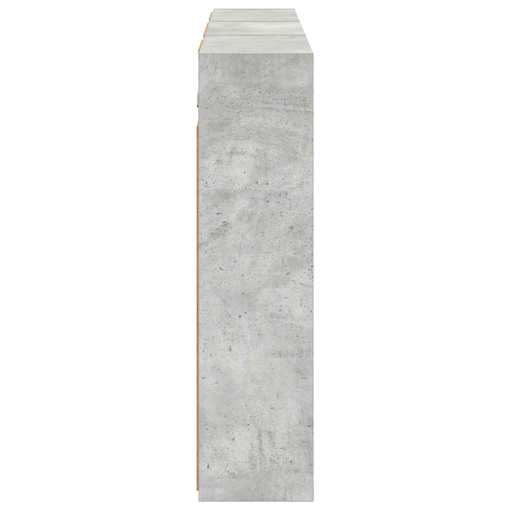 Produktbild för Badrumsskåpsset 3 pcs 126 x 16 x 62.5 cm Konstruerat trä