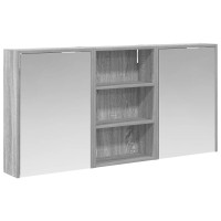 Produktbild för Badrumsskåpsset 3 pcs 126 x 16 x 62.5 cm Konstruerat trä