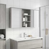 Produktbild för Badrumsskåpsset 3 pcs 126 x 16 x 62.5 cm Konstruerat trä