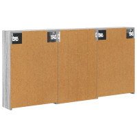 Produktbild för Badrumsskåpsset 3 pcs 126 x 16 x 62.5 cm Konstruerat trä