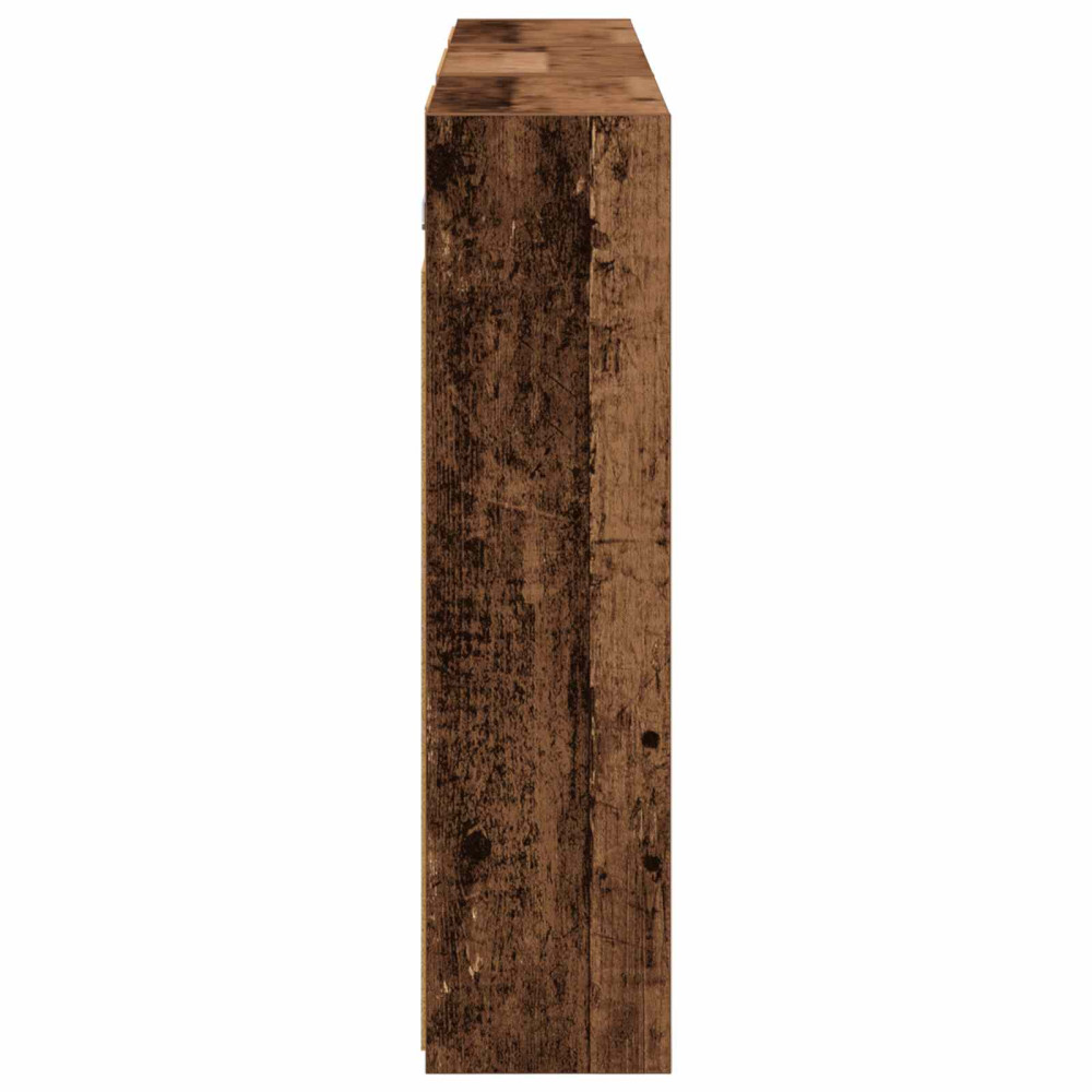 Produktbild för Badrumsskåpsset 3 pcs 126 x 16 x 62.5 cm Konstruerat trä