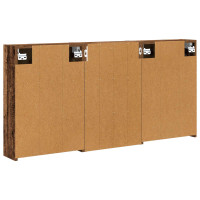 Produktbild för Badrumsskåpsset 3 pcs 126 x 16 x 62.5 cm Konstruerat trä
