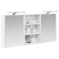 Produktbild för Badrumsskåpsset 3 pcs 126 x 16 x 62.5 cm Konstruerat trä