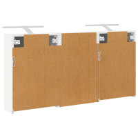 Produktbild för Badrumsskåpsset 3 pcs 126 x 16 x 62.5 cm Konstruerat trä