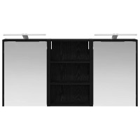 Produktbild för Badrumsskåpsset 3 pcs 126 x 16 x 62.5 cm Konstruerat trä