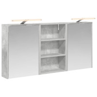 Produktbild för Badrumsskåpsset 3 pcs 126 x 16 x 62.5 cm Konstruerat trä