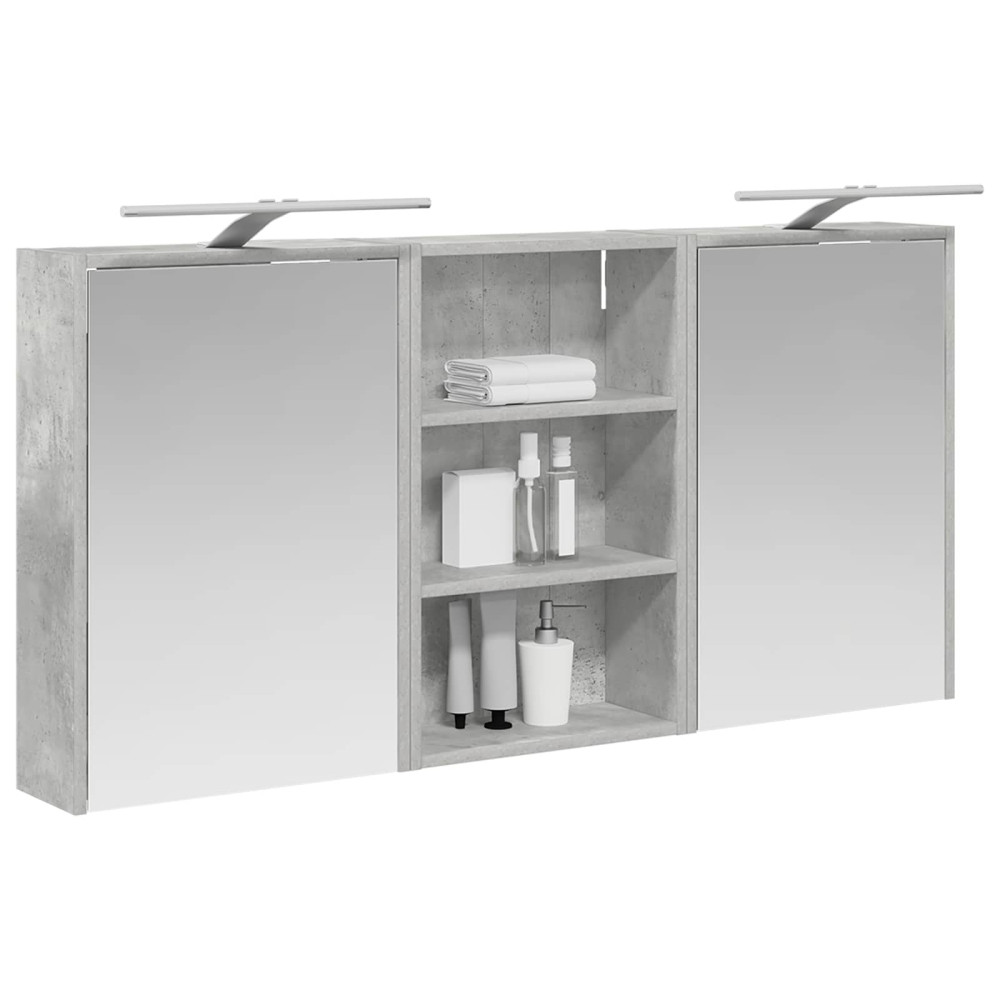 Produktbild för Badrumsskåpsset 3 pcs 126 x 16 x 62.5 cm Konstruerat trä