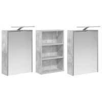 Produktbild för Badrumsskåpsset 3 pcs 126 x 16 x 62.5 cm Konstruerat trä