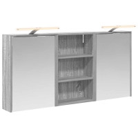 Produktbild för Badrumsskåpsset 3 pcs 126 x 16 x 62.5 cm Konstruerat trä