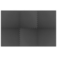 Produktbild för Pool grundmatta 6 pcs Svart 2,16 ㎡ EVA-skum