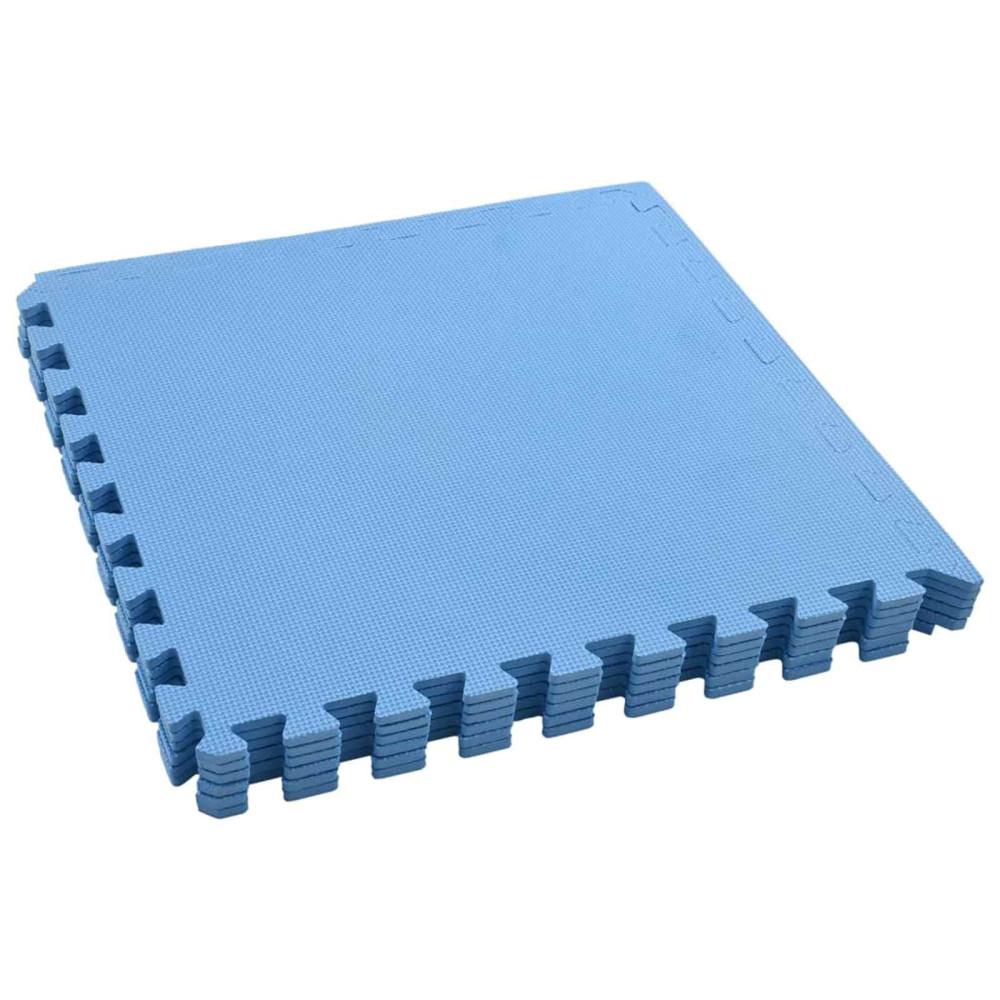 Produktbild för Pool grundmatta 6 pcs Blå 2,16 ㎡ EVA-skum