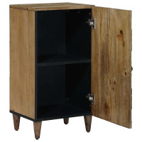Produktbild för Sideboard med lagring Brun 40 x 33,5 x 75 cm Massivt mangoträ